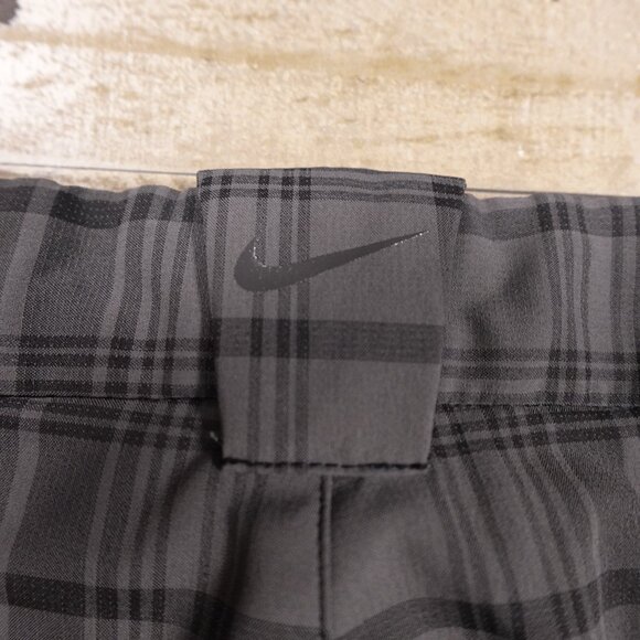 Nike Golf Tour Performance Dri-FIT Plaid Pants Men's 36x30 Gray - Picture 11 of 13